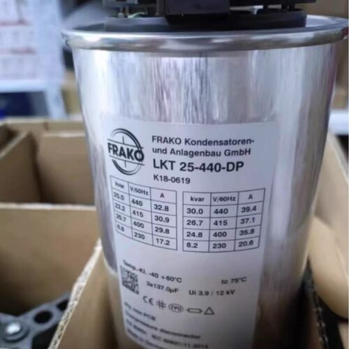 大量备货 德国FRAKO LKT 26,7-800-DP 800V 3 x 17.4UF 电力电容