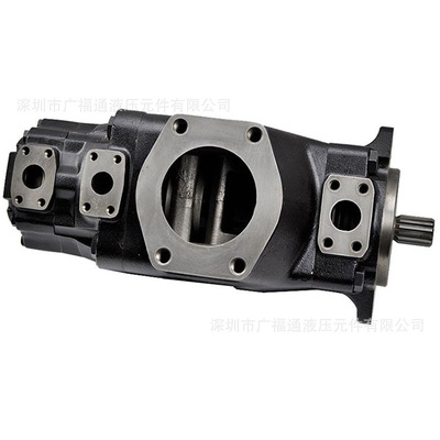 丹尼逊 DENISON三连泵T6DCC T6EDC系列高压定量叶片泵船舶机械用