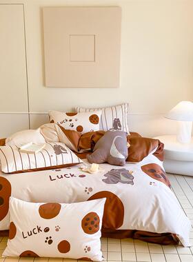 1抱枕〕可爱卡通00支长绒棉三50159件四套数码印花全棉儿童床上送