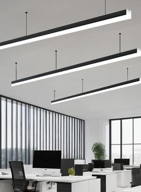ED五面发光长条灯线商场明超CBQL市健身房办公室会议室照免桥架吊