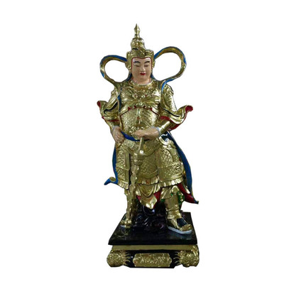 关公关老爷像武财神关圣帝君像伽蓝菩萨简介塑像彩绘贴金