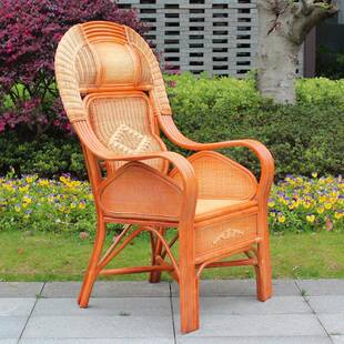 护藤椅腰腾休闲领导办公手纯工编织老人内外轮胎真车饰XOA准提法