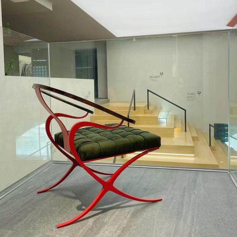 轻奢新中式太椅客单人沙发椅设计师厅767椅主人椅古师典主人单位