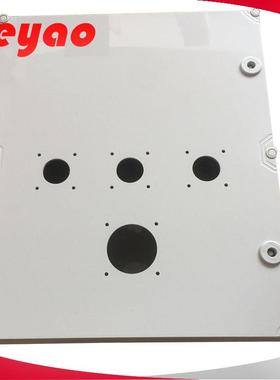 带Y锁UDH透明防水箱检修箱户外带箱底板L-AT-504019500*400*195