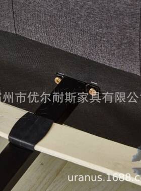 美奢式双人简35618约现代式酒床店软包床法轻皮床