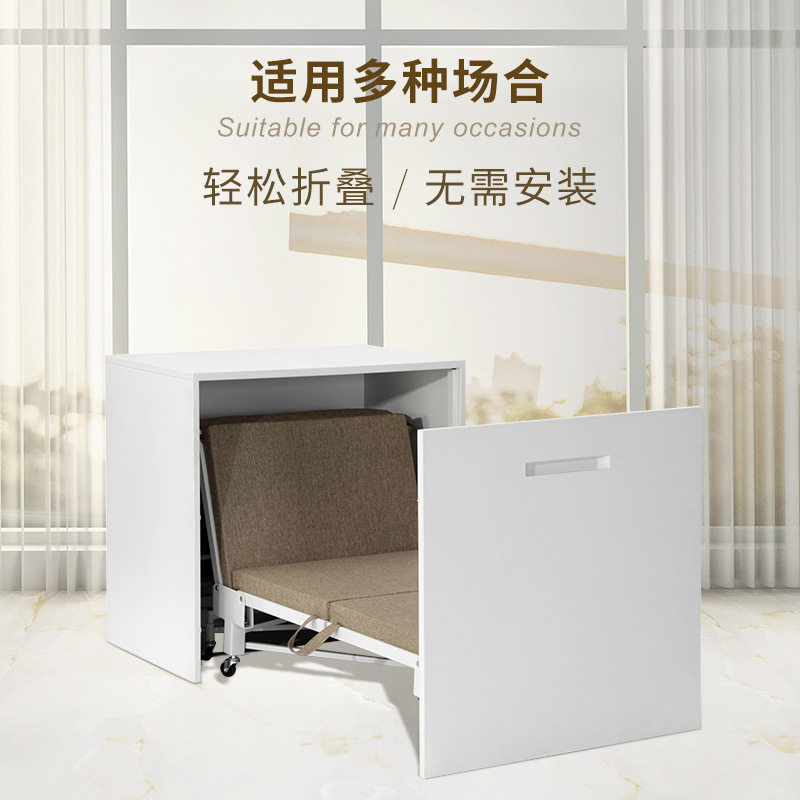 办公室午休床可折叠三四折床超小简约简易单人午休折叠躺椅带枕型