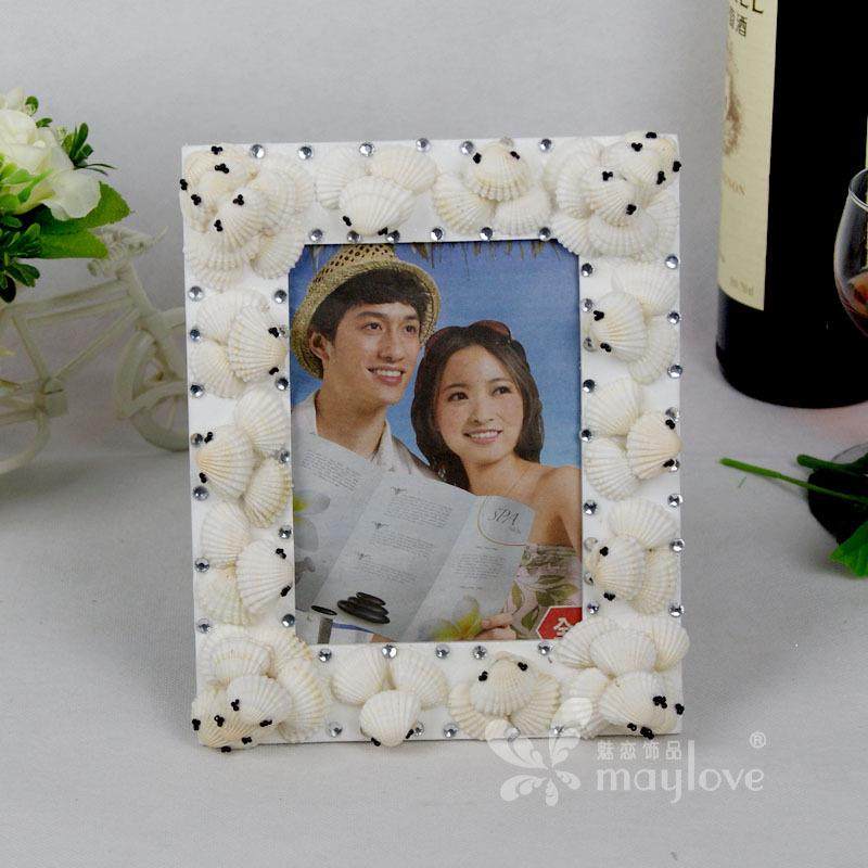 贝壳贴钻方架形40072相框欧式代实用别墅家现居装饰摆台相像框,家居饰品,DIY亲子装饰画,淘宝优惠券,粉丝福利购,淘宝优惠卷