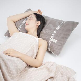 枕巾纯一对装2025枕款防滑不脱落棉纱布情10011241侣简新约头盖巾