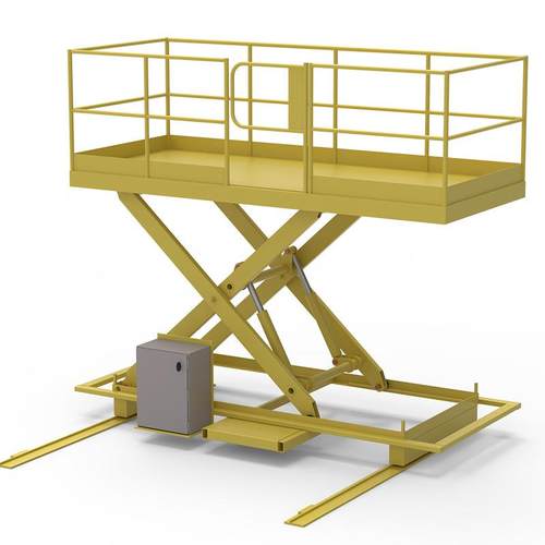 举升机大吨2吨3吨固定剪叉台ONK式升位降梯载重10吨剪货叉式升降