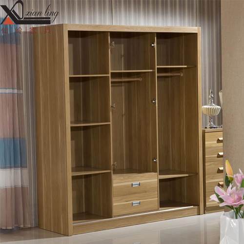 门现简约推拉衣818-2#柜移门成品整体四门衣柜简易大代风格款