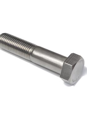 484304不锈DI角N91六头粗杆半3牙螺栓钢M30*140外六角螺栓