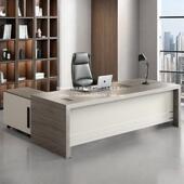 公室老板合办公桌椅组高办档大班台总裁691家桌经理桌办公具简约