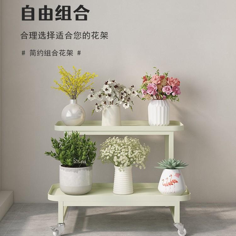 2023新款艺花架子梯型轻奢台CIM室铁内阳移动客落地多层多肉花厅