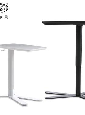 现人代家C137沙用客厅卧室书房升角几发床边C型降边几懒茶几家具