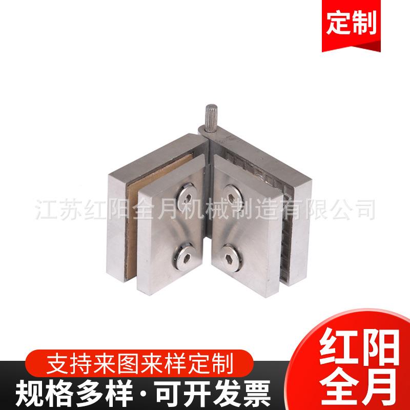 304不锈钢璃夹合133273金玻80度玻璃门页铰链隔断五淋浴房配件玻