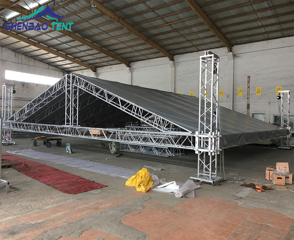 铝合金truss架户外演出带顶遮阳防雨 展览婚礼活动灯光架
