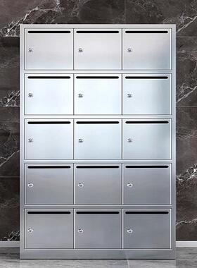 不锈信报箱钢室外雨300034不钢信报箱小区落地防邮锈筒别墅信箱邮
