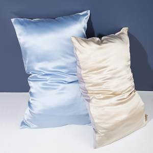 枕套真丝1真9米桑蚕苏丝一姆面真丝一面天丝州100丝家1用枕头套