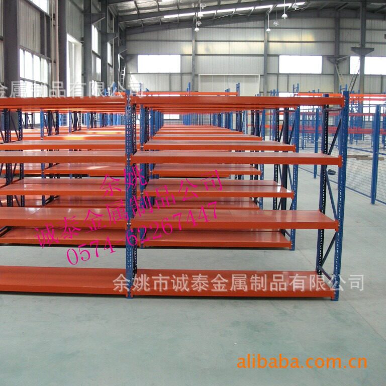 余慈厂家轻型货架中型四层置物架可调节角钢制库房架子仓储仓库
