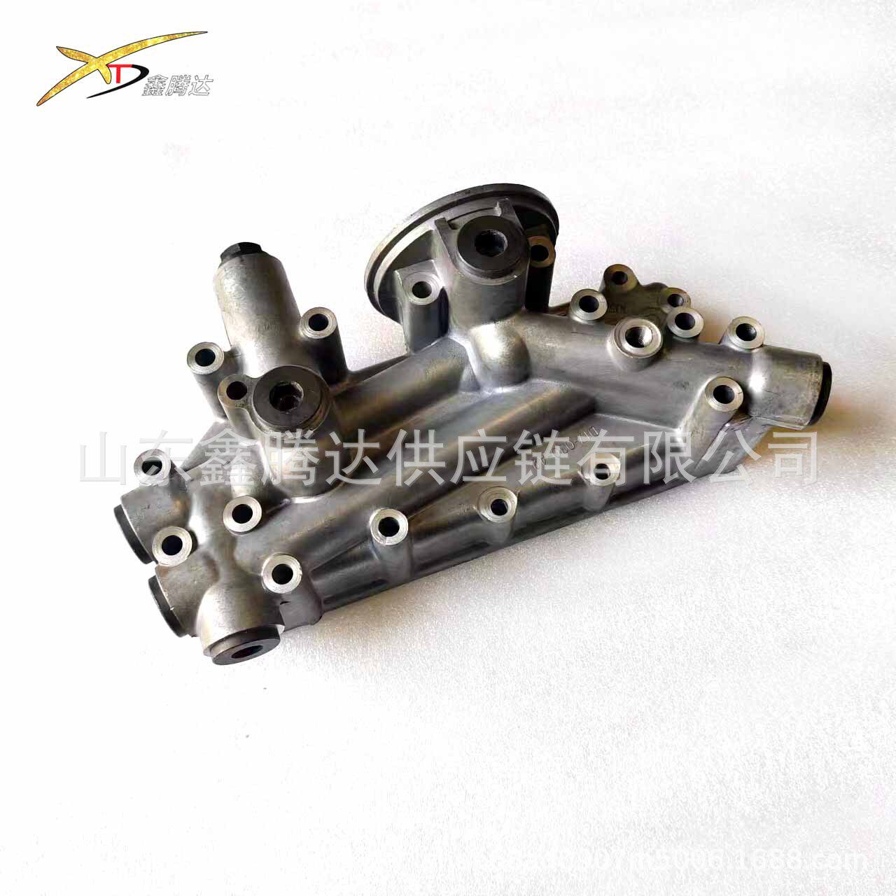 上柴D9机油滤清器座D6114发动机油冷器盖D17-030-42
