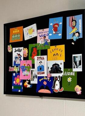 磁吸黑板电表挡遮丑配电箱遮装孔AL100719饰画免打新款冰箱贴箱展