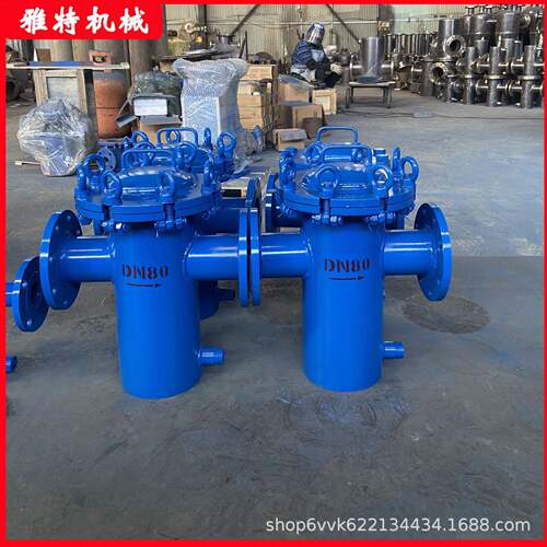 篮式过滤器304过锈钢材dn50质可管选道除污工不业污水石油毛发雨