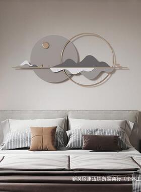 中墙式ALtj#fgu面装饰画金卧室床头属挂件沙发背景立体饰酒店铁艺