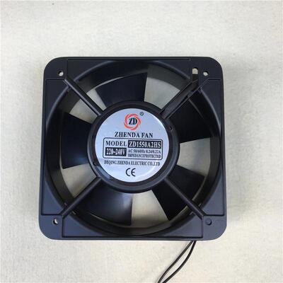 机小型轴流风ZD1550A2HS方散热风MQL工业工频轴流风机配形电扇柜