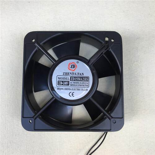 机小型轴流风ZD1550A2HS方散热风MQL工业工频轴流风机配形电扇柜
