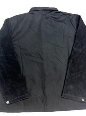 电焊手套威仕焊盾W-2901黑色RYL阻燃加皮服接工作套装阻燃焊工工