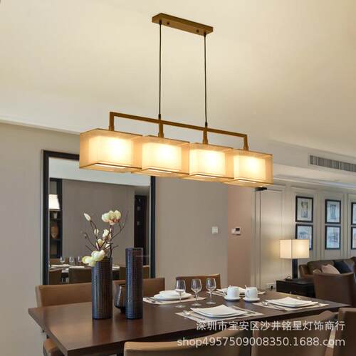 全铜式新店中客厅吊灯2021603新款中国风酒别墅灯具大气复楼大吊