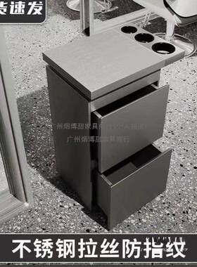 ZBT多新款理发工具柜不店锈钢理物发工具柜发廊专用收纳层储美发
