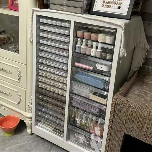 文具收纳物美柜VCS抽屉式文件柜钢笔铅储柜笔平底多层甲收纳柜