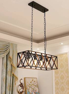 美式复古艺灯个性吧吊餐厅创意铁酒56192台服装店橱窗装饰工业风