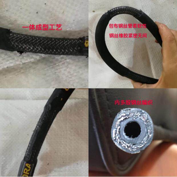 58/黑8/558型猫洗车机配件高压水洗车机泵管包布JBO钢丝管出水管