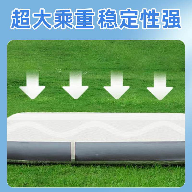 P阿尼熊TU丝气垫充气床40cm户外充气床垫室内拉加厚床垫打地垫铺