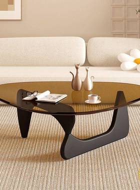 玻璃茶小RHS几创意网红茶几小客厅家奢用户型茶几现代简约轻极简