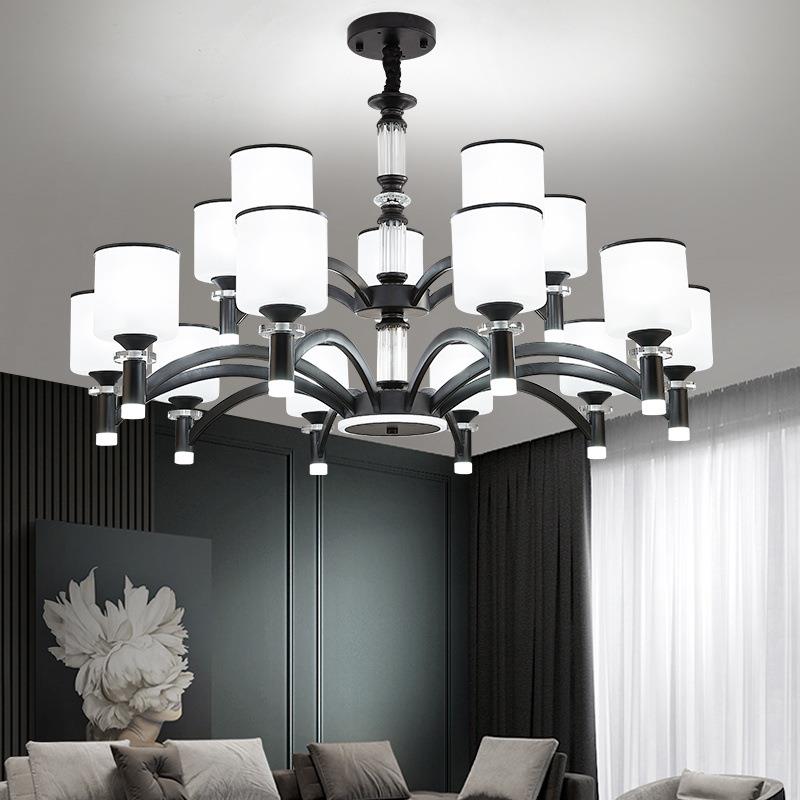 客厅灯225爆款家庭具大全轻奢套中灯山灯0具吊灯客759厅餐直发