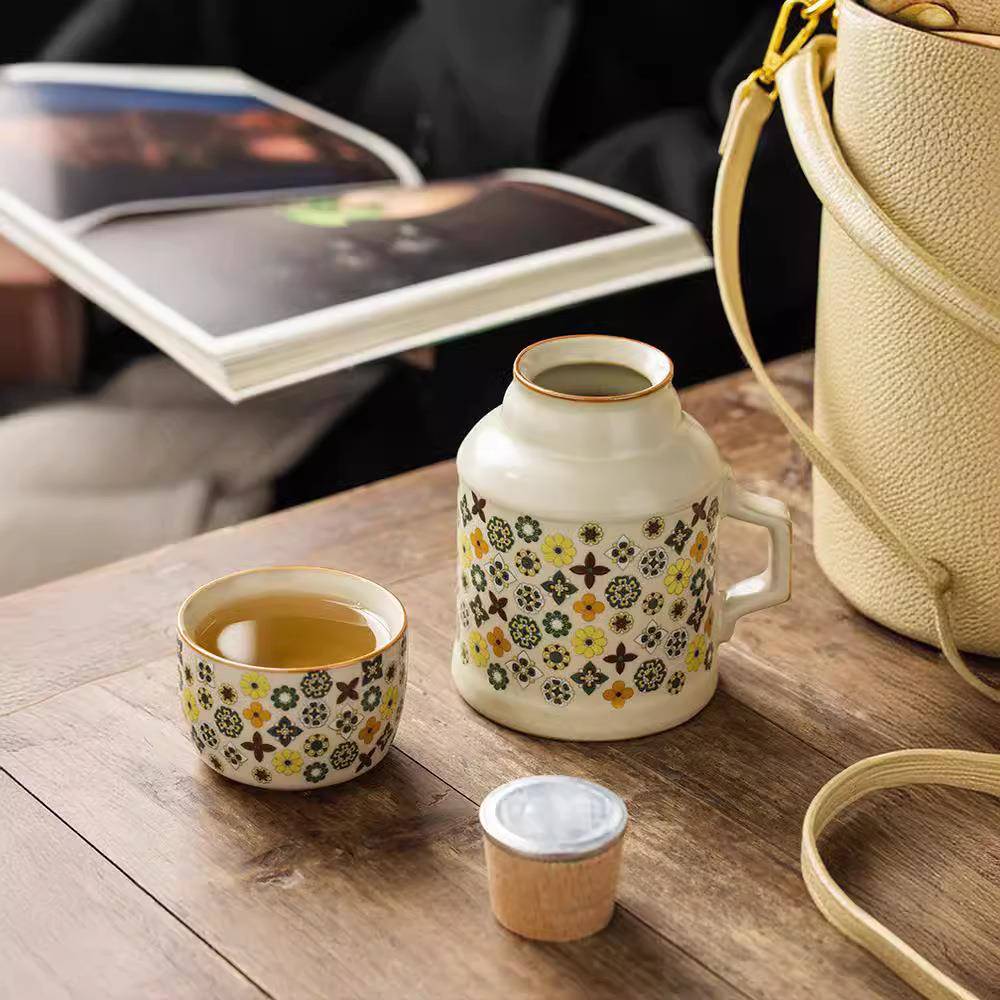 汝窑大唐宝相茶壶壶小水家用RY11小容量暖手壶带盖闷茶壶中式暖泡