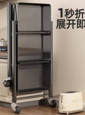 铁艺可小推车沙发边多功客厅家用折叠多层可动AIW边几床头置能移