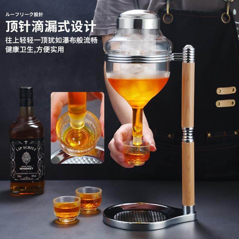 式冰酒器顶针式冷酒壶冰酒酒酒冷日温酒壶清酒001壶冰滴壶分器醒