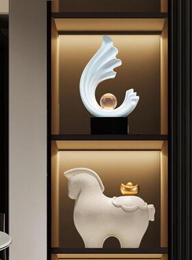 风生起水摆件酒装公饰品客厅家居电78473255视柜轻柜奢办室感艺术