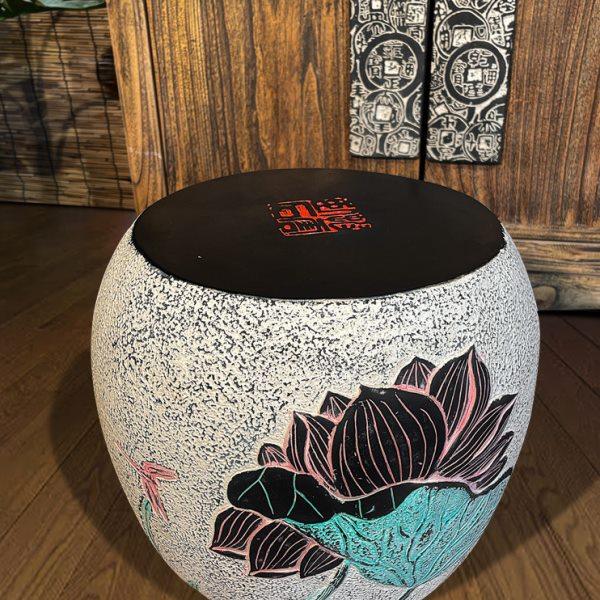 新中式小凳子古典创意中式小型茶几凳客厅家用坐墩板凳鼓墩换鞋凳,住宅家具,矮凳,淘宝优惠券,粉丝福利购,淘宝优惠卷