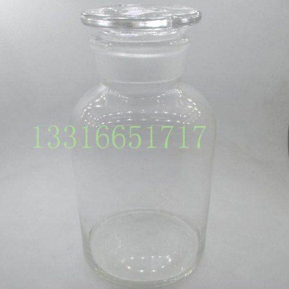 高品质 白广口瓶/白大口瓶 透明试剂瓶/磨砂口玻璃瓶 华鸥/1000ml