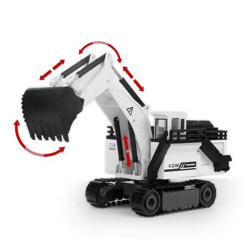 [具盒装]凯迪威仿真18工程TFS车反铲7挖掘机合金模型玩履带式6250