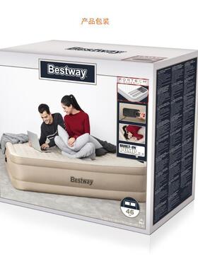 乐bestay69050EPL百适充气床双人充气床w垫户折外叠气垫床植绒内