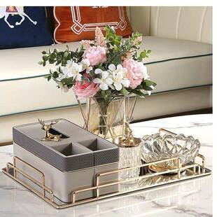 1餐D轻奢肤感高档编纸巾盒Q家191用茶几收纳盒桌织面多功能巾抽纸