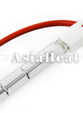 反射层红灯瞬外线管红色卤素加玻热EPU管间快速启动石英璃加热管