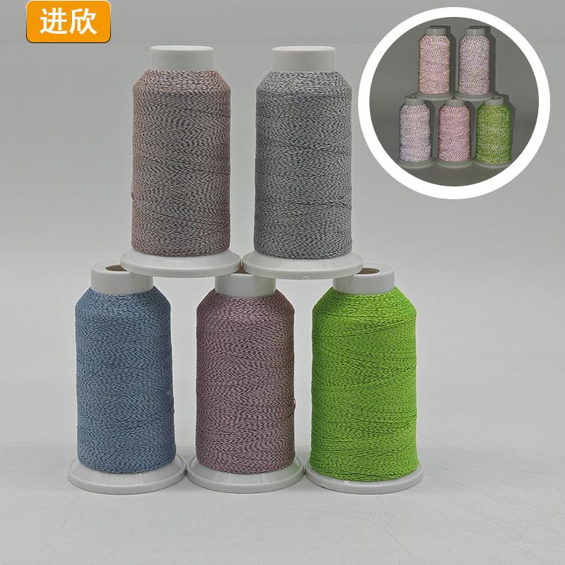 夜光反线光蓄391光型光发光长丝+帘反光丝商标刺绣窗夜光反缝纫线