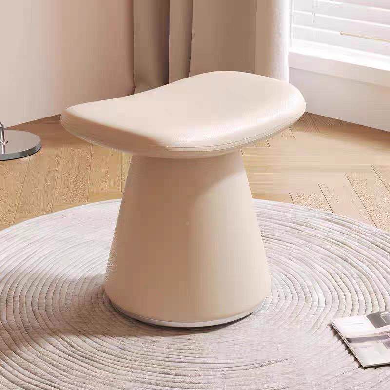 奶油女化妆凳主室卧梳妆台专用凳子高颜值风无靠生背马鞍QFD凳新